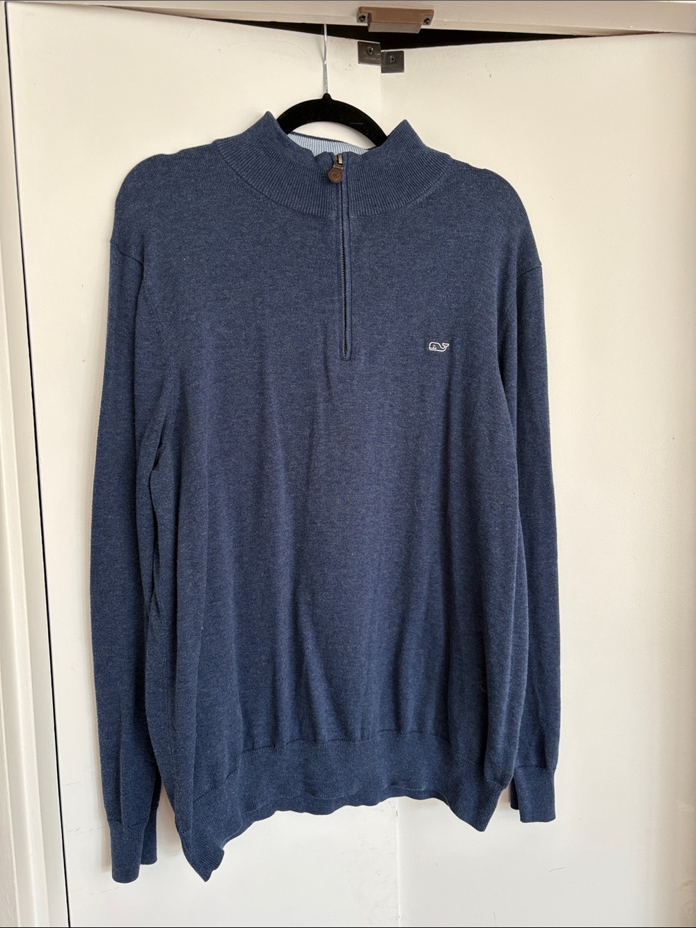Vineyard Vines Men's Navy Half-Zip Sweater
